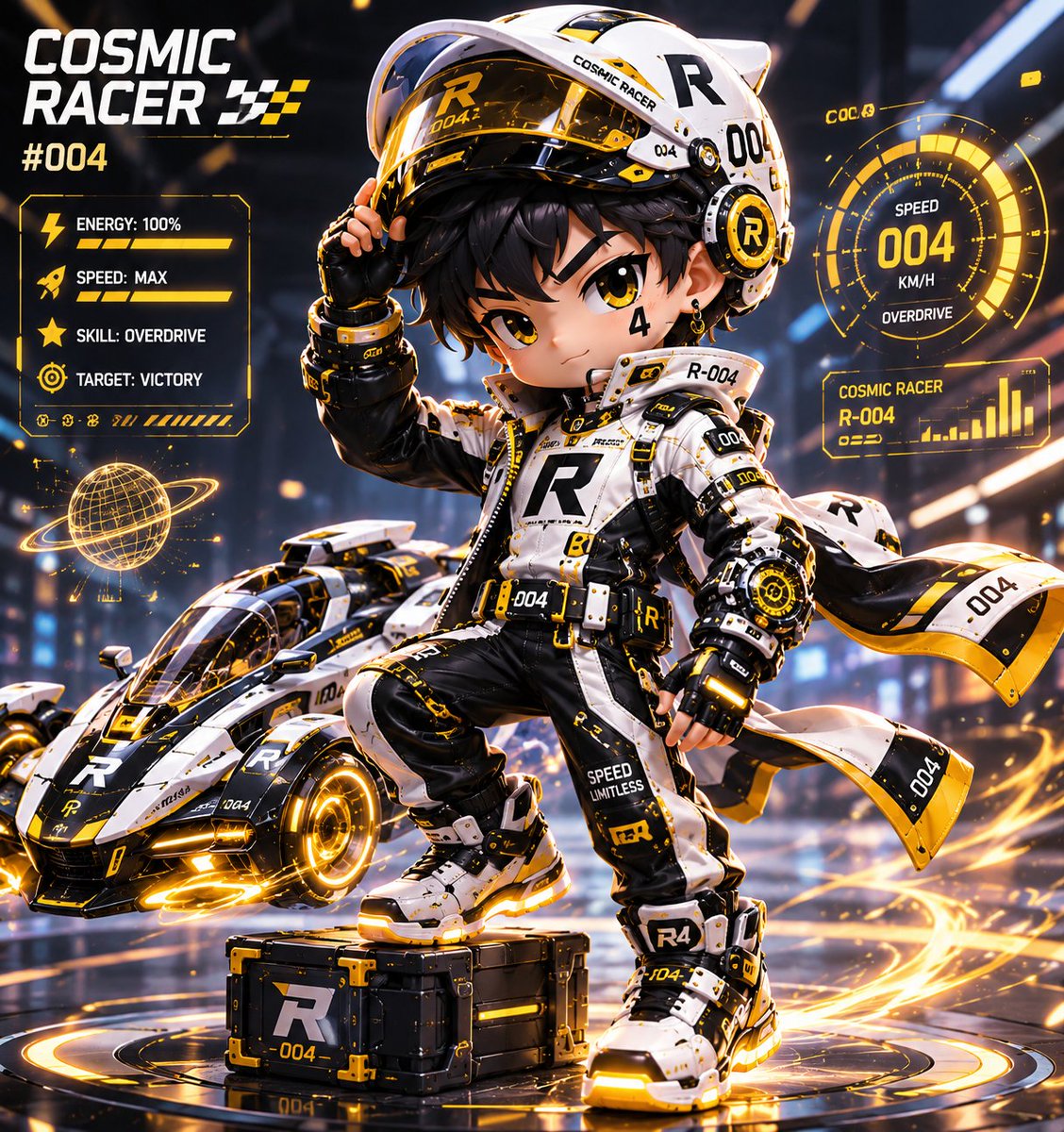 SabaAli999's tweet photo. @binancezh 🏎️ COSMIC RACER #004
No limits. No shortcuts. Just speed.
Built for the stars. Driven to win.
#币安盲盒
#CosmicRacer #SpeedUnlimited #DesignerToy #BlindBox #Web3 #FutureRacing https://t.co/rMizg0KV18