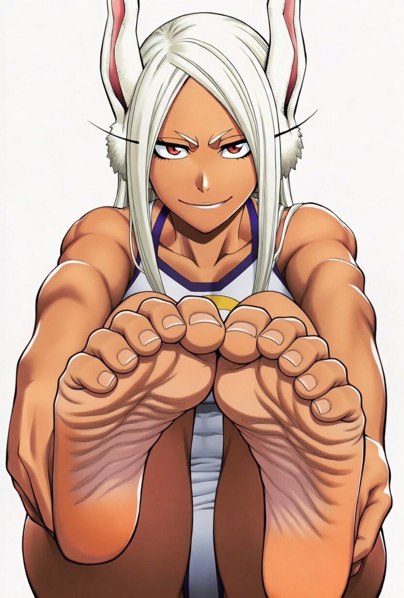 AIHenime's tweet photo. Mirko soles #footfetısh #bokunoheroacademia #MyHeroAcademia #mirko #solepose #toescurl #AI https://t.co/njmi9Wrcmh