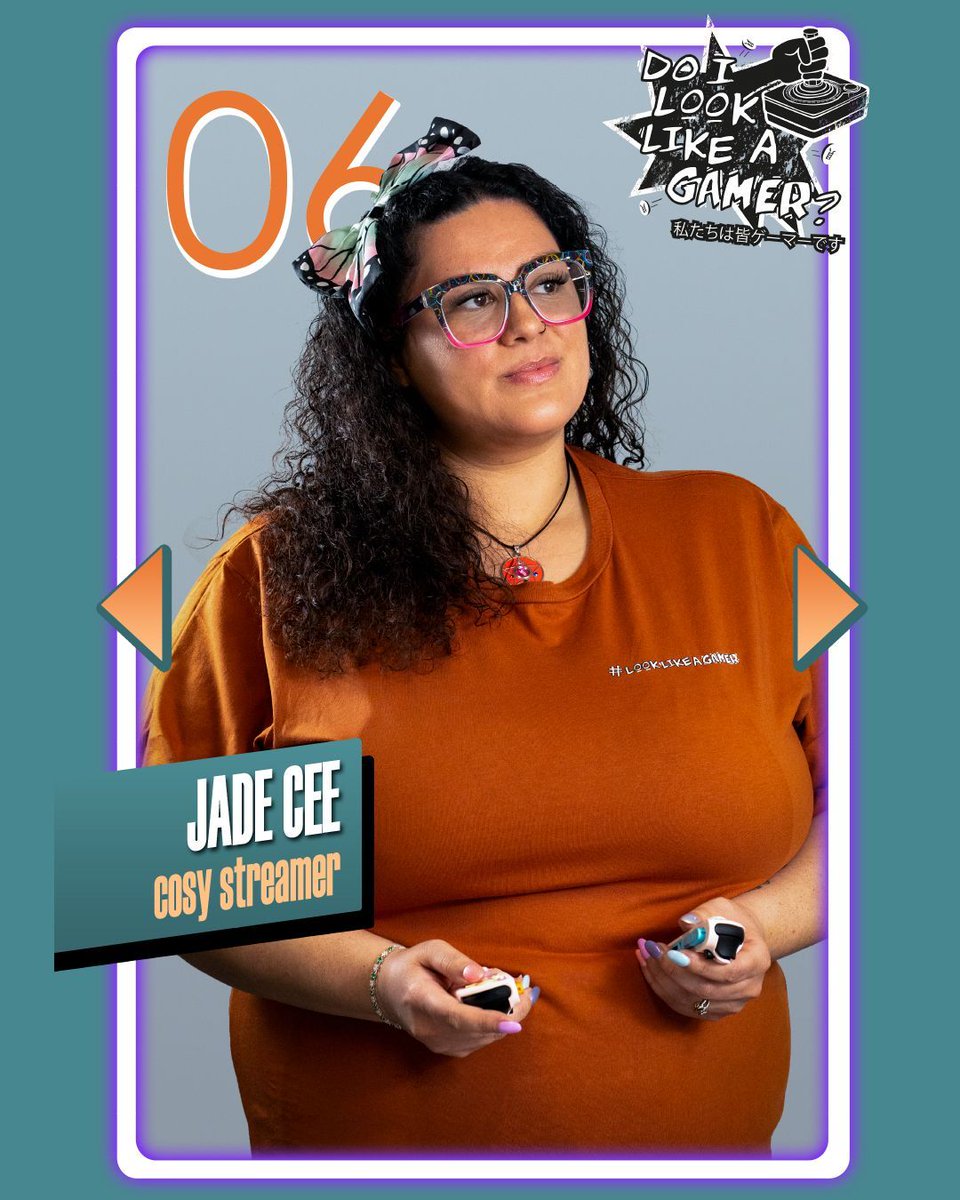 mayamada's tweet photo. [6] "someone who can sit back and immerse themselves in a world outside of their own" - Cosy streamer @JaeCee91 is one of the 40 Players &amp; Makers in the @mayamada 2026 #LookLikeAGamer campaign 🎮✨ See more: https://t.co/HaVYgdRuuQ https://t.co/jk5a1OWBxw