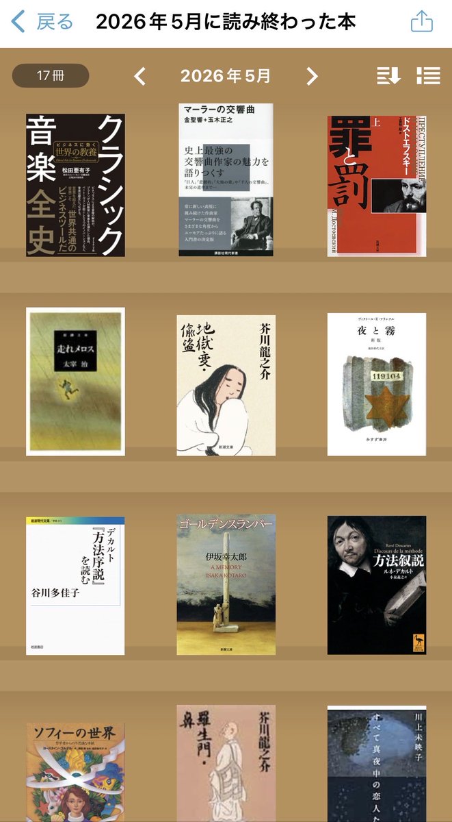 ken1_reading's tweet photo. #5月の読了本
 
🥇夜と霧
🥈春にして君を離れ
🥉津軽 https://t.co/CLNoY9FCSn