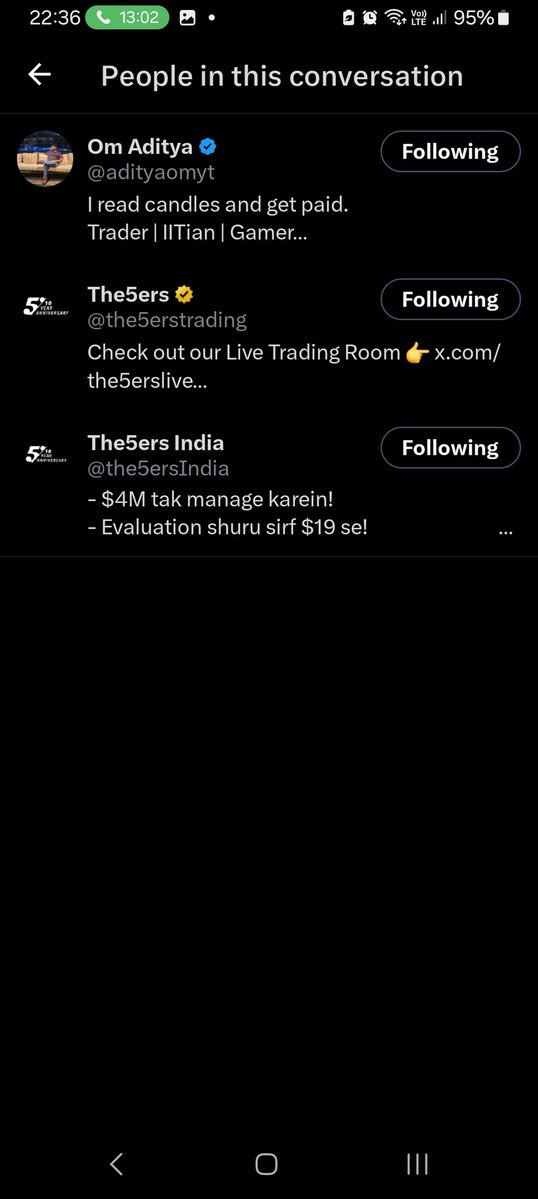 StatVault's tweet photo. @adityaomyt @the5erstrading @the5ersIndia All done✅️
@MHTraderss 
@SheriffBuhari1 
@Abdul_Hameed17 
@Serah368534 
@Zamsxs https://t.co/H9YeUo6uVC