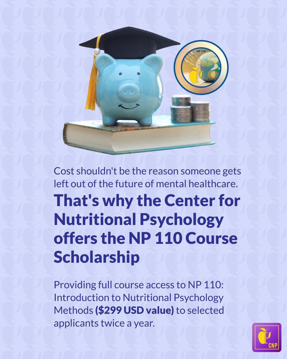 nutripsy's tweet photo. CNP Course Scholarships

🔗 Learn more and submit your application: Find the link in the comments section or on our page for full details.
https://t.co/eX8wq6ABo0
📧 Questions on eligibility: Editor@nutritional-psychology.org https://t.co/oeD4sEVHVf