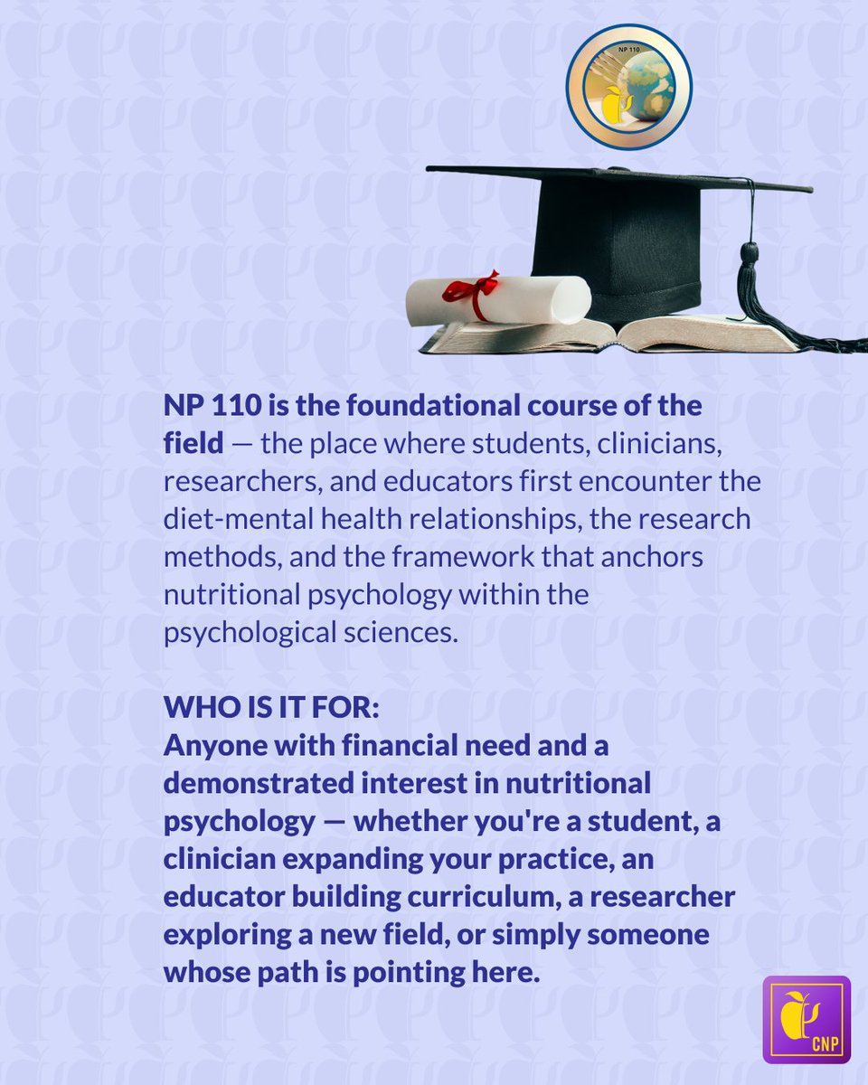 nutripsy's tweet photo. CNP Course Scholarships

🔗 Learn more and submit your application: Find the link in the comments section or on our page for full details.
https://t.co/eX8wq6ABo0
📧 Questions on eligibility: Editor@nutritional-psychology.org https://t.co/oeD4sEVHVf