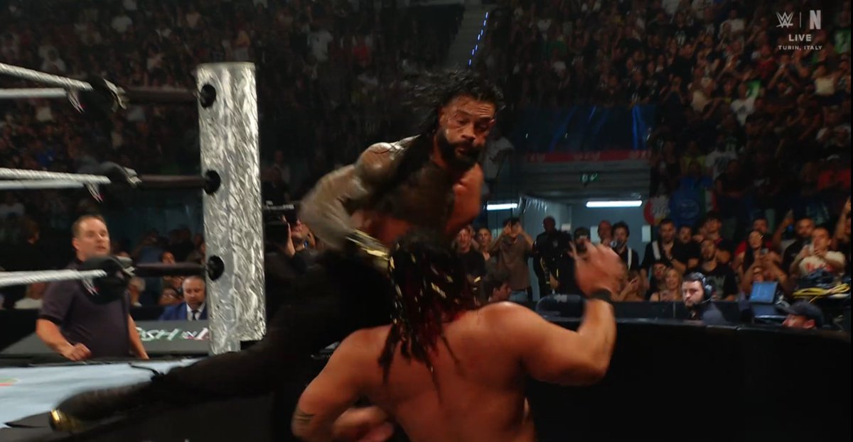SKWrestling_'s tweet photo. ANOTHER Superman Punch!
#WWEClash https://t.co/yQ74dawCEi