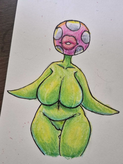 MoffBoi's tweet photo. Doing traditional art for nostalgic reasons.

Piranha Plant from memory... https://t.co/yxc5CindX4
