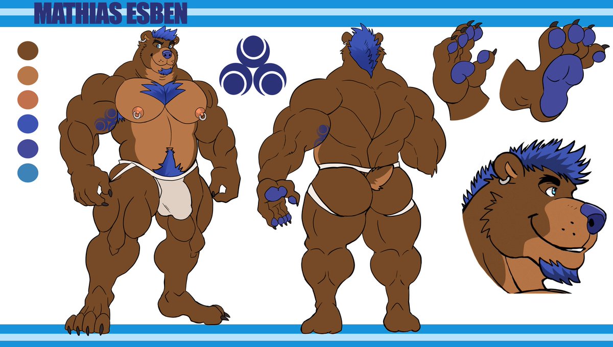 ADAlasterFox's tweet photo. @heresvix @AnirisWolf Bear pride/gay pride ^_^ https://t.co/CKIP8L4usB