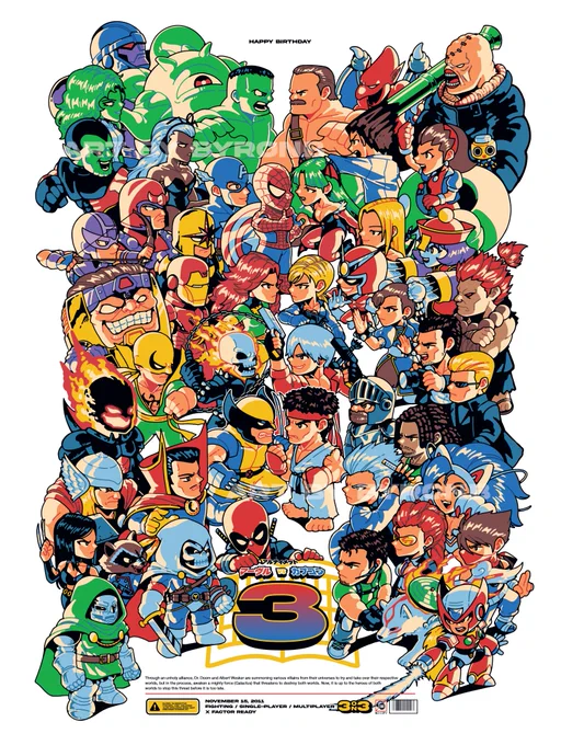 "The moment you've all been waiting for is finally here! The battle of the ages starts now!" My UMvC3 tribute piece is finally finished. Debuting at EVO this year!