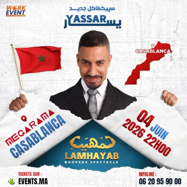 byn_app's tweet photo. Casablanca, get ready for an amazing week! 🎉 Don't miss out on the laughter at COMEDIABLANCA, Yassar's new show 'Lamhiyeb', a unique Masterclass with Labess, and the exciting Startup World Cup! ✨ See all casablanca events this week: https://t.co/qUAsgvlbCp https://t.co/p1Yl8gHWHi