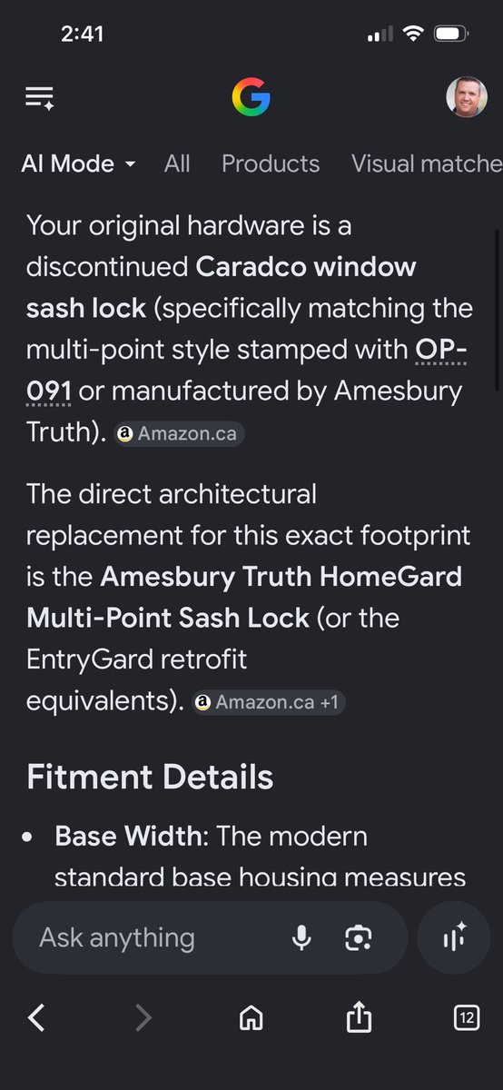DerekFlewell's tweet photo. @dantencer This is what I got from your photo using google AI. Gave me the direct replacement model from your obsolete one and other types. There’s more information it gave aswell. With ai it’s all about how you ask the question. https://t.co/FMKM4kyFBq