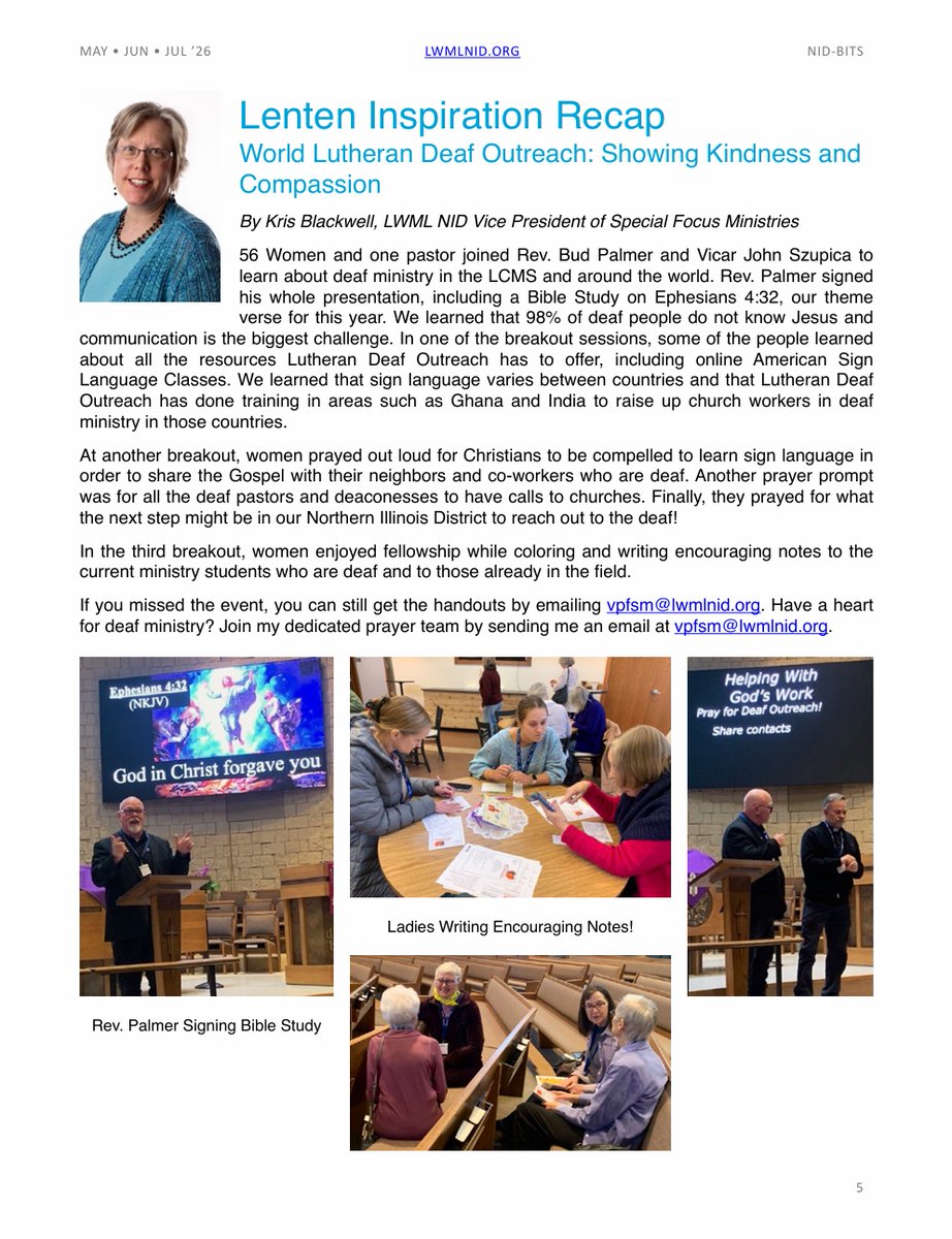 LWMLNID's tweet photo. Page 5 of the NID-Bits newsletter. https://t.co/muJlU9MaB1 https://t.co/KEJA66M7v8