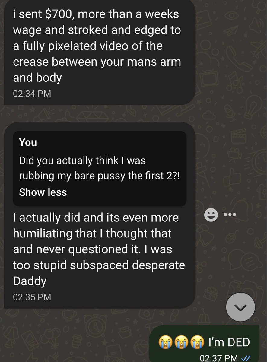 RelapseForRavyn's tweet photo. Imagine jerking and sending $700 to what you thought was Me playing with My pussy but it was really My man’s armpit crease 😭 💀 https://t.co/kn2WlwpBa3