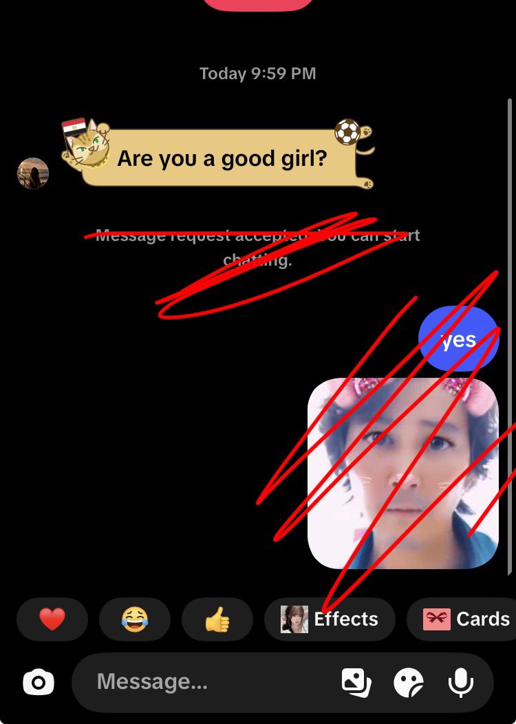 pixhuee's tweet photo. yo look how crazy message requests im getting, insane right? https://t.co/kMheUAxvJq