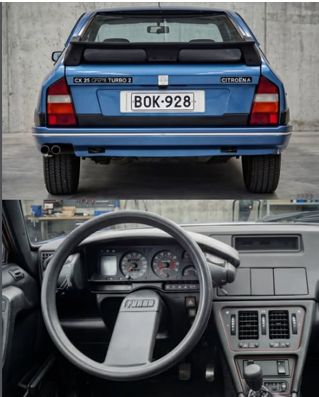joseluisportela's tweet photo. Citroën CX 25 GTi Turbo 2 (1986–1989)
Motor 2.5 litros turboalimentado de 4 cilindros en línea, que desarrolla 168 caballos y suspensión hidroneumática
Equipado con intercooler y dirección DIRAVI autocentrante.
Un coche del futuro para su época https://t.co/JUQgaFQRXG