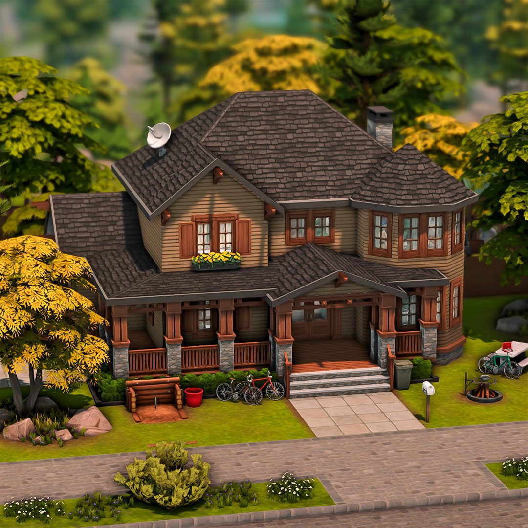 honeymaysims's tweet photo. Oh, hi! Haven't been here in forever, but here are some of my most recent builds: two starter homes, a nectary retreat, and a family home 🤍🪴

#thesims4 https://t.co/nKpHf3Rj3Q