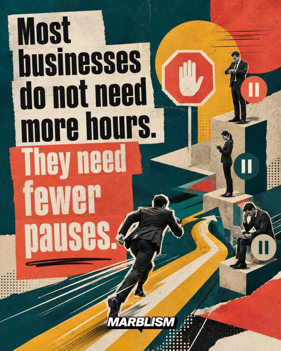 marblismAI's tweet photo. What is slowing the business down that nobody is naming? https://t.co/aXoI5cKLbs