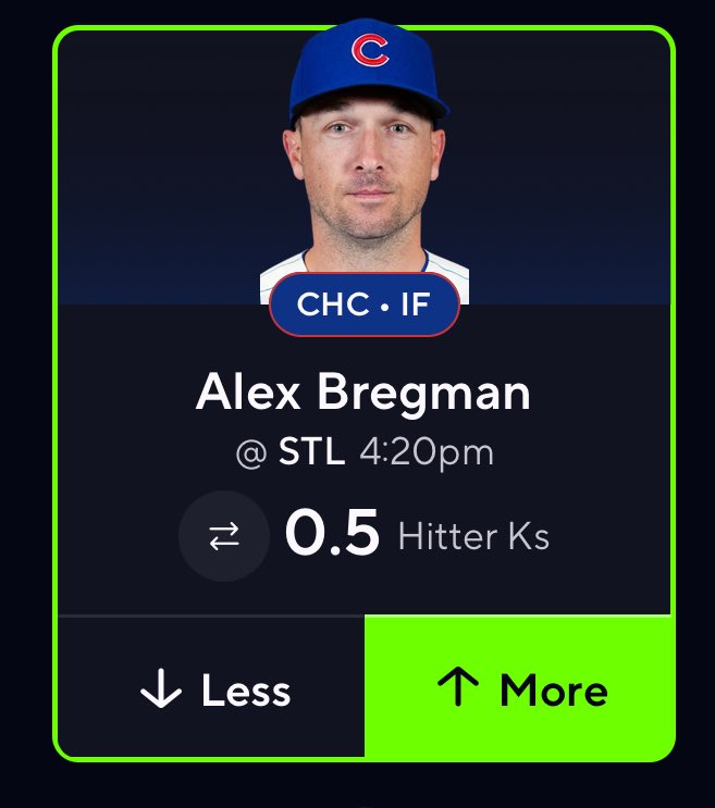 ADBestPicks's tweet photo. Bregman has been struck out at least once in 7 of the last 10 and 14 of the last 20. Odds lean strongly towards the over here. Liking him for at least one K tonight. 

Visit https://t.co/mmrrODwASn for more plays

#MLB #PrizePicks #PlayerProps https://t.co/pJaStx5I9o