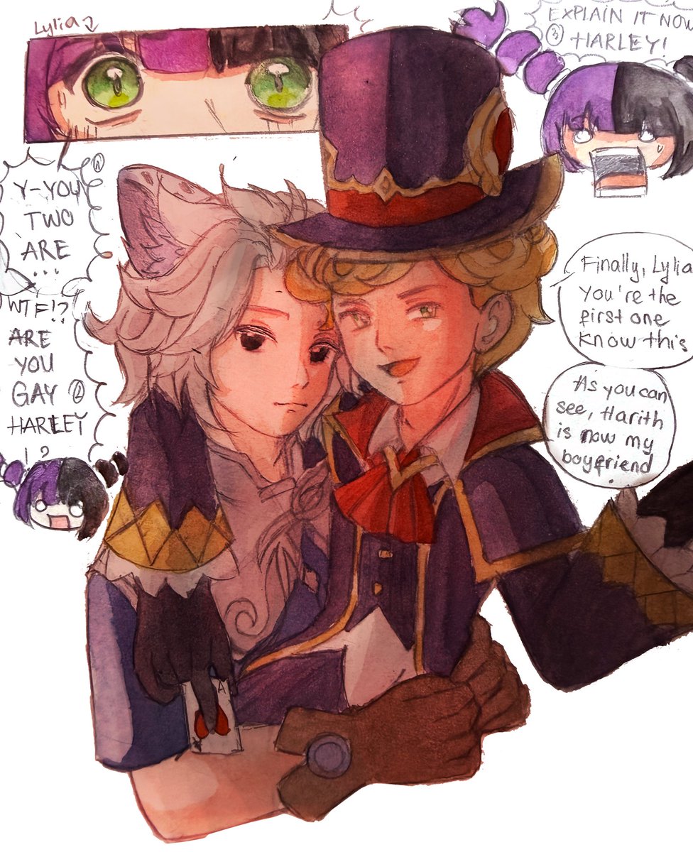 robin_vandulken's tweet photo. harley is way so sassy and harith is overprotective 
gay kids
#harhar #harith x #harley #lylia #mlbb https://t.co/ce0lDiFMg7