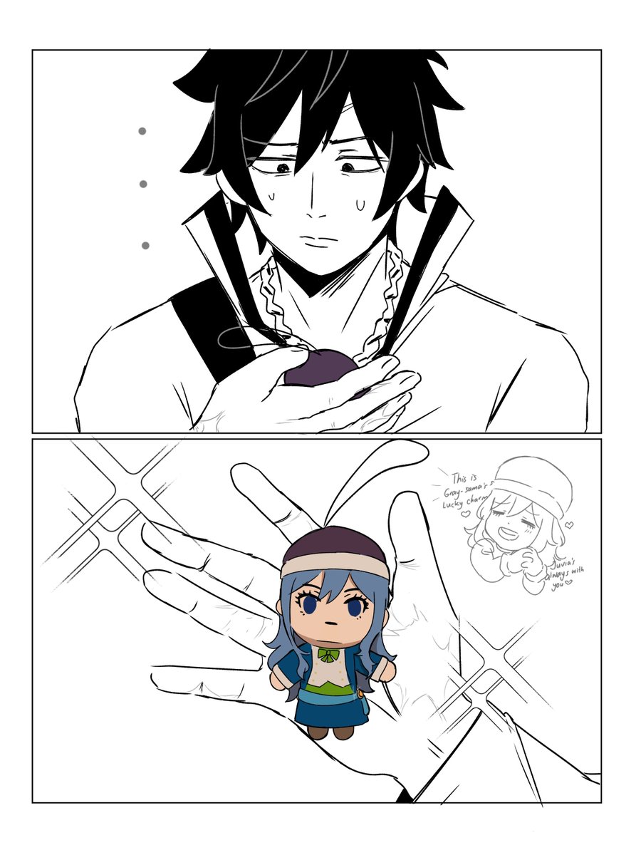 hakoshrimp's tweet photo. Mini Juvia is his lucky charm 🩵

#fairytail #gruvia https://t.co/cnaDR7PkfB