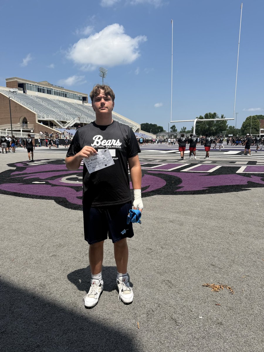 ChaelMccandlish's tweet photo. Great day at the All Arkansas Showcase at UCA
|
|
|
@CoachDanenhauer @HB_WildcatFB @PrepRedzoneAR @PrepRedzoneNext @UCA_Football @CoachJaceMunds https://t.co/3VLmwT8vlH