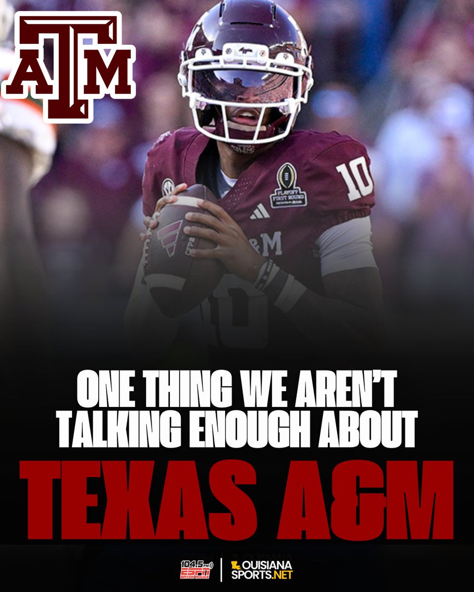 Vern_Funquist's tweet photo. MARLER: One thing we aren’t talking enough about for the 2026 season, Texas A&amp;M

The Aggies schedule sets up extremely well for them in 2026...#GigEm

READ: https://t.co/Lt8Oi7tbKJ https://t.co/iOv2GWLXBe