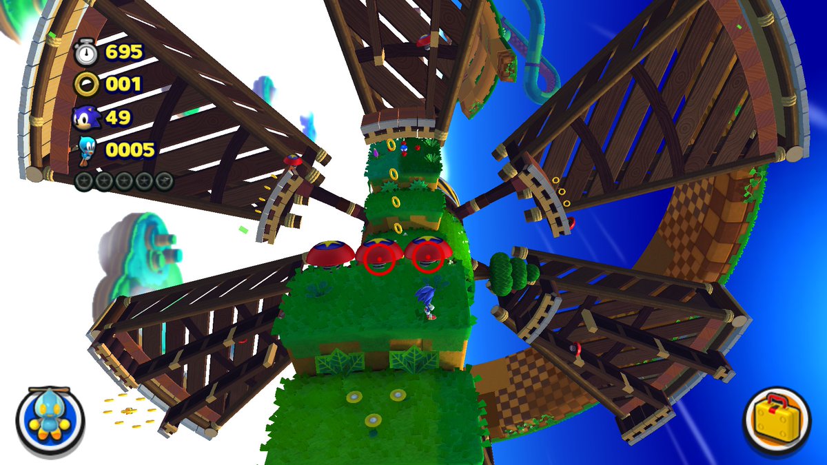 StewKeyDew's tweet photo. Since I find them so cool, I've got contracts to move your house on top of a cool giant sky windmill! Get ready to balance birds on your nose! #SonicLostWorld https://t.co/M2iud6virr