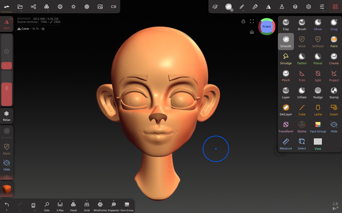 TinyOhara99's tweet photo. Learning to 3d sculpt...I fucking hate doing it https://t.co/TJq1CvOUDX