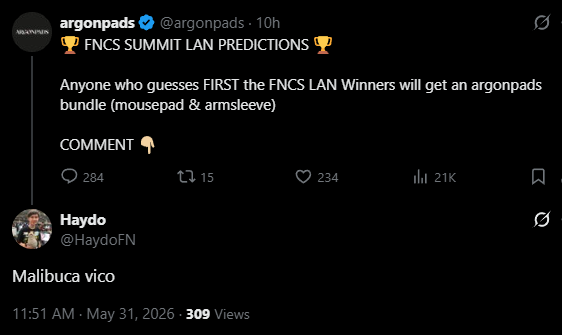 argonpads's tweet photo. Congrats to @HaydoFN! 🥳

Who wants the big giveaway? 👀 https://t.co/ibYjYirK86