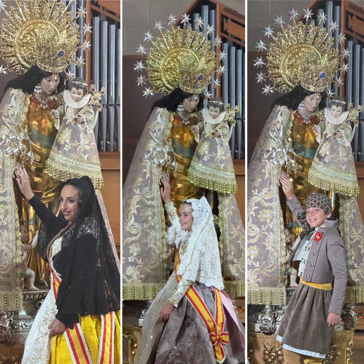 fallarosari's tweet photo. Els nostres representants de 2026 han viscut este matí un dels actes més emotius i especials de tot el regnat: el besamans a la Mare de Déu dels Desemparats. Davant de la Geperudeta, han tancat un any extraordinari, ple de records que guardarem per sempre al cor ♥️ https://t.co/oIRFwAQtlA