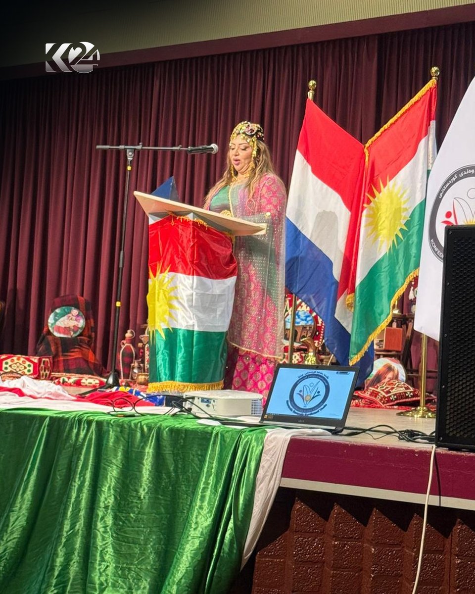 K24English's tweet photo. Kurdistani Diaspora Confederation Hosts Vibrant Kurdish Summer Festival in Velp, Netherlands

Beautiful moments from the spectacular Kurdish Summer Festival organized by the Kurdistani Diaspora Confederation (KDC) in the scenic city of Velp, right on the border between Germany and the Netherlands.

Designed to celebrate and promote the rich heritage of Kurdistan, the cultural festival brought together hundreds of diaspora families from across Europe.

The lively event featured a stunning showcase of traditional Kurdish clothing, authentic Kurdish cuisine, poetry readings, and vibrant stalls showcasing unique Kurdish crafts, goods, and handmade jewelry.