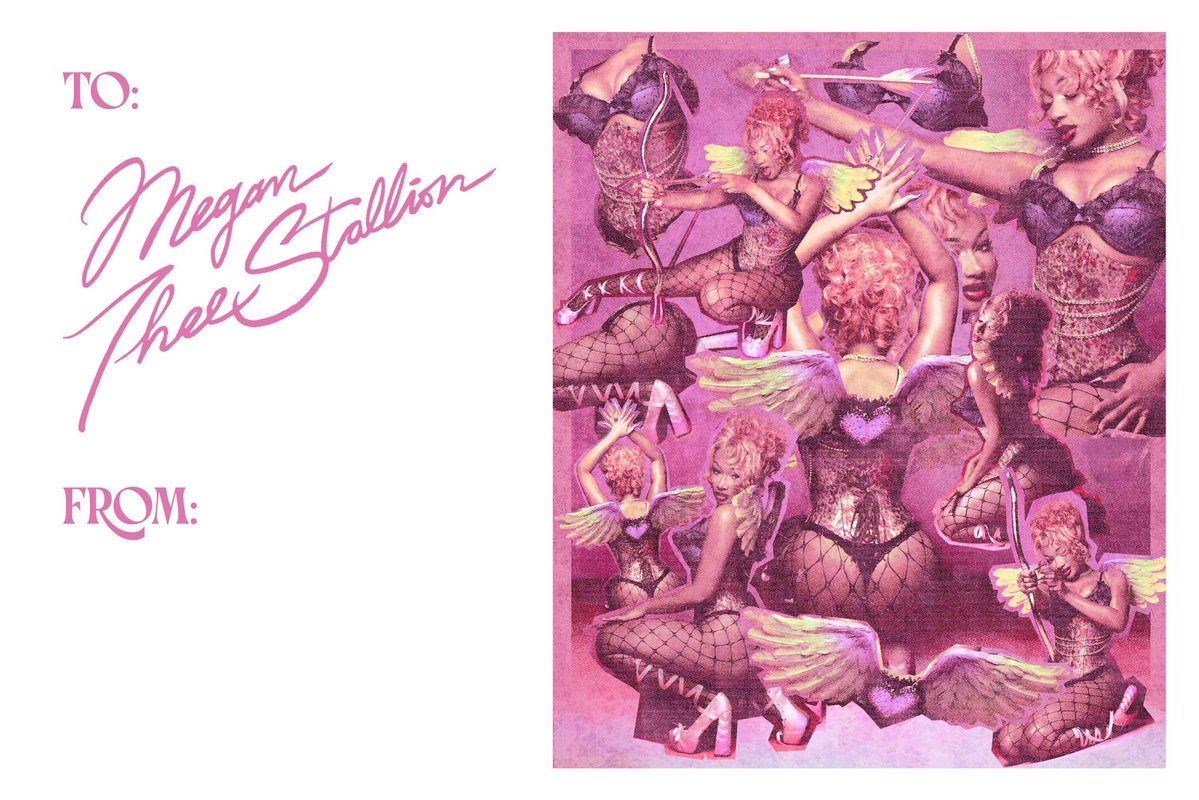 HGRAPHXCS's tweet photo. i designed your card and the gift labels😁i'm happy that you finally received all of the gifts me and a bunch of other fans contributed to. we always want to make sure you know how much you are loved. YOU GOT US FOREVER MEG!💕 https://t.co/XHrxOsgN7i