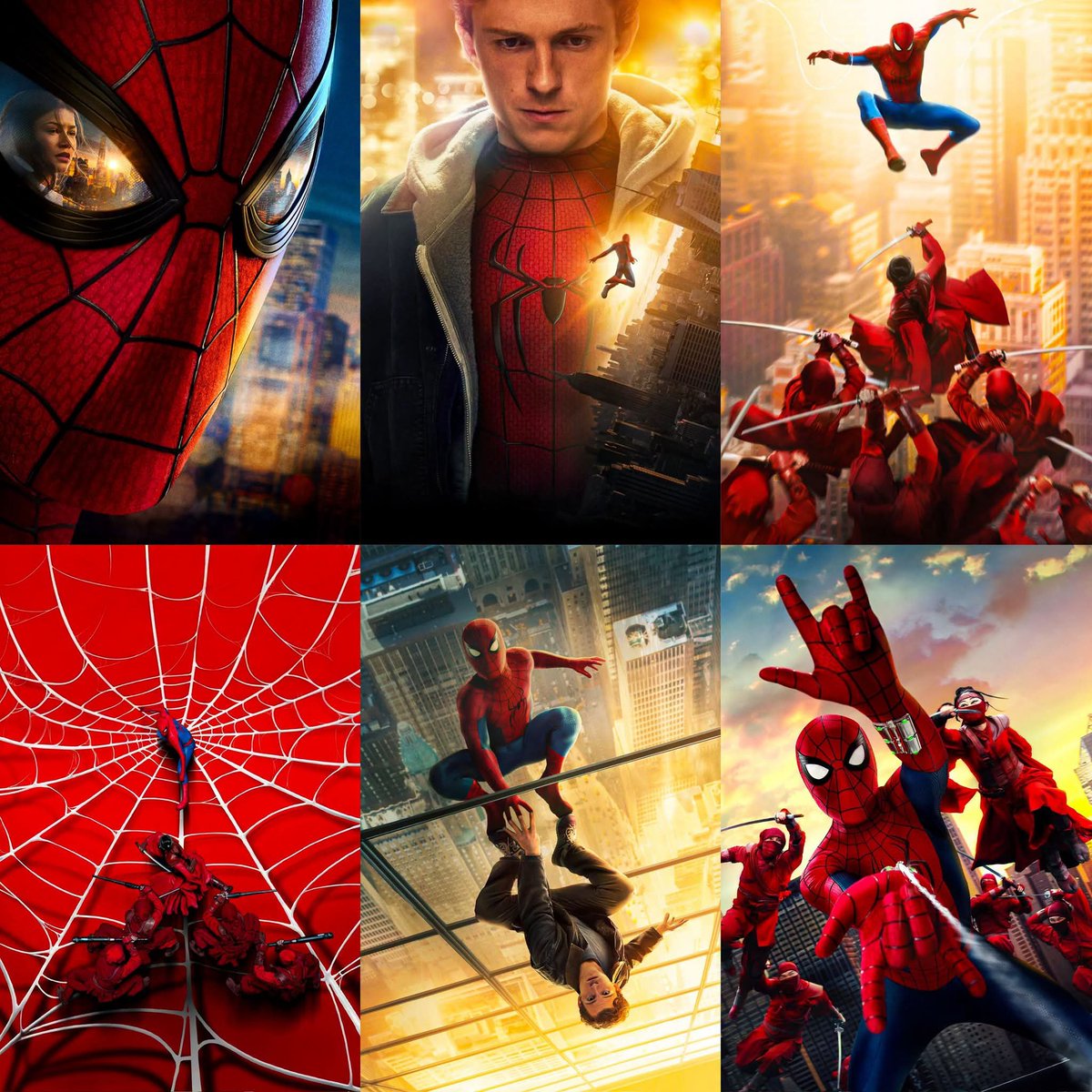 Alex12_FM's tweet photo. La tanda de posters más espectacular que ha tenido el personaje de Spider-Man ❤️ #SpiderManBrandNewDay https://t.co/HbF3JKQVbt