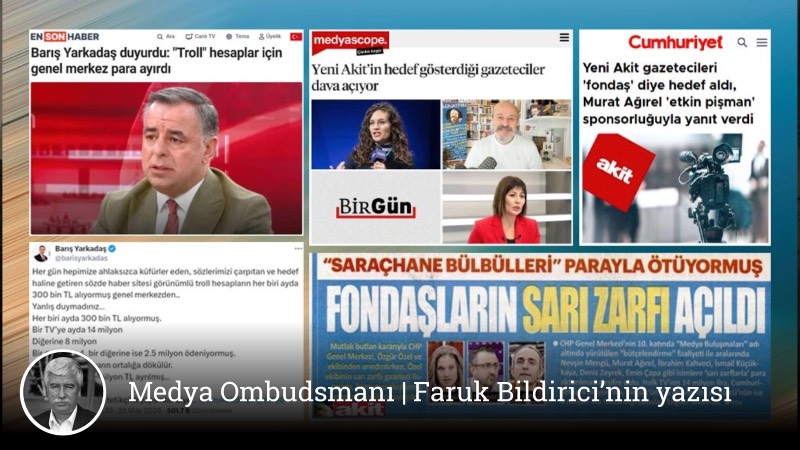 t24comtr's tweet photo. 🔴 Politikacılık gazeteciliğin önüne geçerse

📌 Barış Yarkadaş’ın politikacı kimliği gazeteciliğinin önüne geçti. Ekran konuşmalarında ve paylaşımlarında gazetecilik nesnelliği yok. CHP Genel Merkezi önündeki mitingte de görüldüğü gibi parti içindeki kavgada da taraf konumunda, hem de aktif bir taraf. Elbette kendi bilir ama ekranda gazeteci olarak sunulması ve gazeteciliğin araç haline getirilmesi yanlış…

✍️ Medya Ombudsmanı | Faruk Bildirici'nin yazısı...
https://t.co/fgsw8H3uR7

@farukbildirici