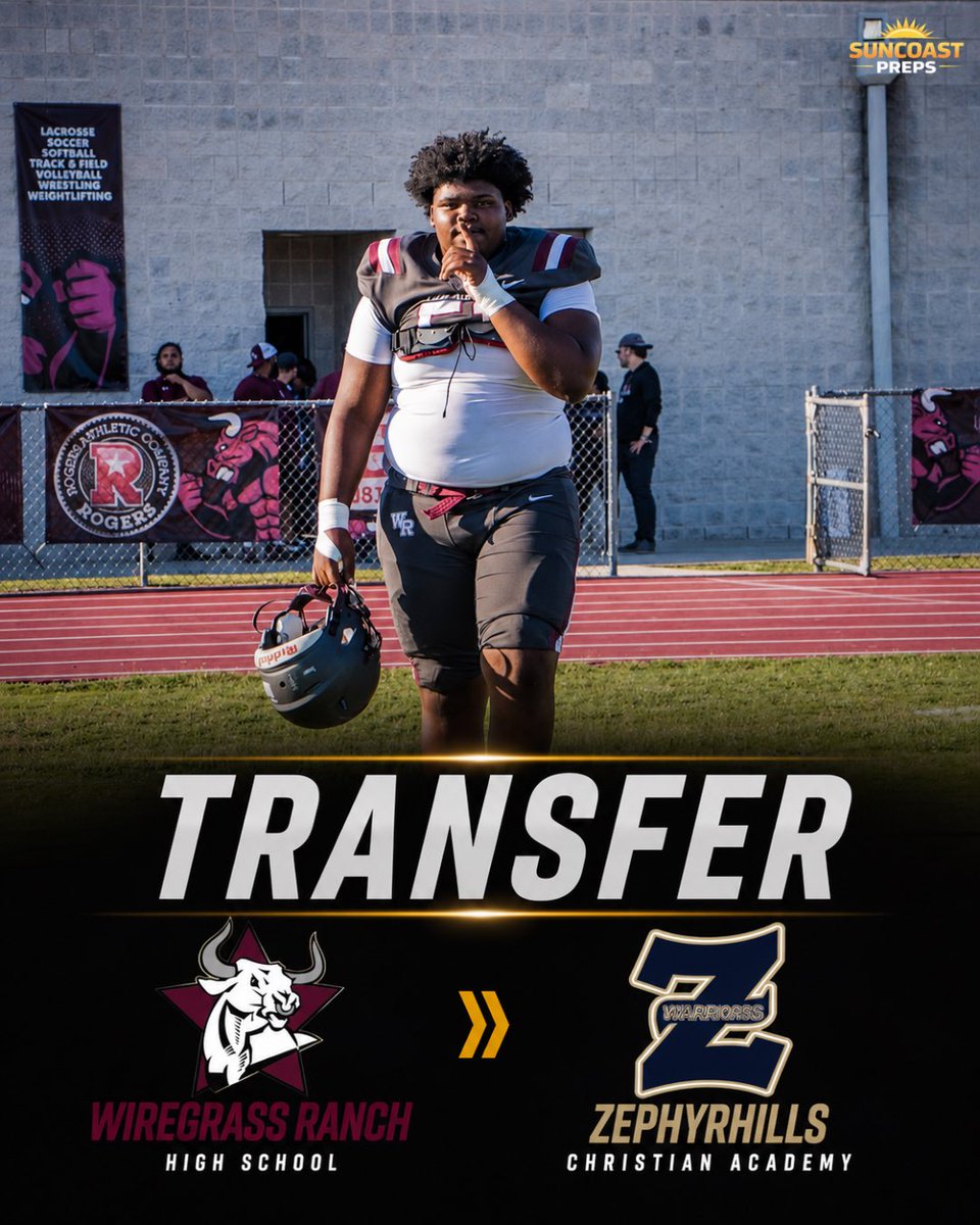 SuncoastPreps's tweet photo. 𝗕𝗥𝗘𝗔𝗞𝗜𝗡𝗚: Former Wiregrass Ranch OL Trevor Thomas (‘28) has transferred to Zephyrhills Christian Academy for his junior season, sources confirm to Suncoast Preps.

The 6’2”, 280-pound offensive lineman adds size to the Warriors’ offensive front heading into the 2026 season.

@Andy_Villamarzo @H2_Recruiting @Biggamebobby @RealNews102 @SBLiveFL @PrepstarFlorida @SuncoastHSFB @MISTER_F00TBALL @PrepRedzoneFL @tampafootballFL @TampaMoose @FlaHSFootball @RivalsHS @LawrenceBl83397 @sixstarfootball @BigCountyPreps1 @Dwight_XOS @Prep_Gridiron @Top25PublicHSFB @PatB5153 @bighitslive @DanLaForestFB @CoachGreen_3 @JonSantucci @CenFLAPreps @football305407 @NP_Florida