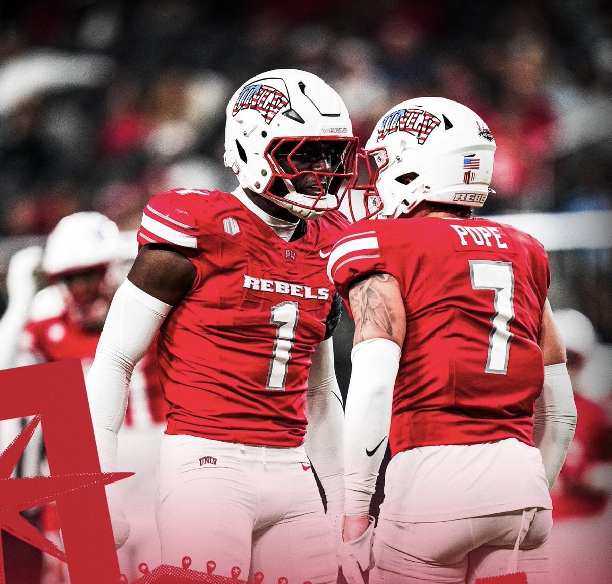 braylonivoryfb's tweet photo. After a great conversation with Coach Bam Amina I’m Super grateful to have received an offer from UNLV! #GoRebels #UNLVfootball #BEaREBEL

@coachbamamina @BlairAngulo @BrandonHuffman @prepredzonenv @BishopGormanFB @sixstarfootball
Trainer: @Linebackers_U @lesmaruo44 https://t.co/DhvZIzwydD