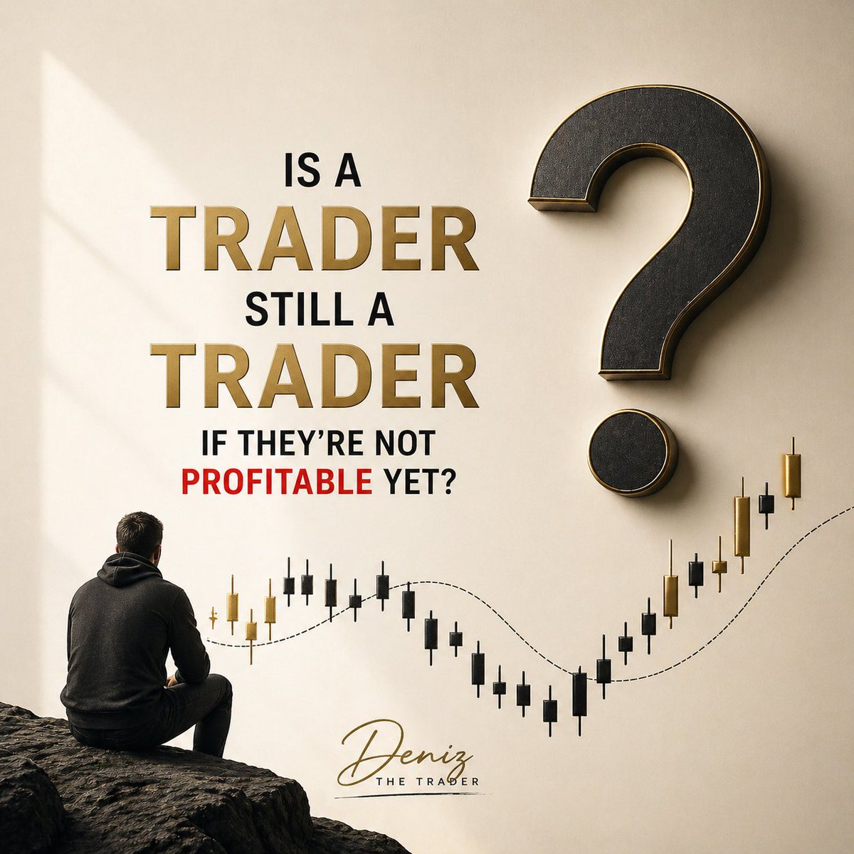 DenizTheTrader's tweet photo. Is a trader still a trader
if they’re not profitable yet? https://t.co/l2sXUNmhAF