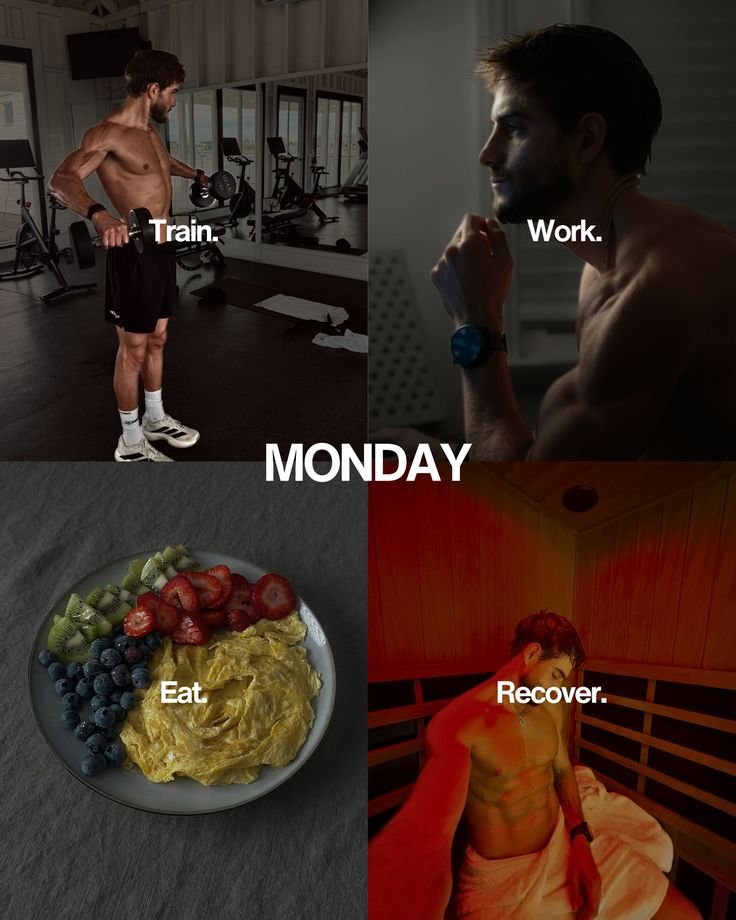 manly_talks's tweet photo. Monday routine. https://t.co/e0cTqM5zdW