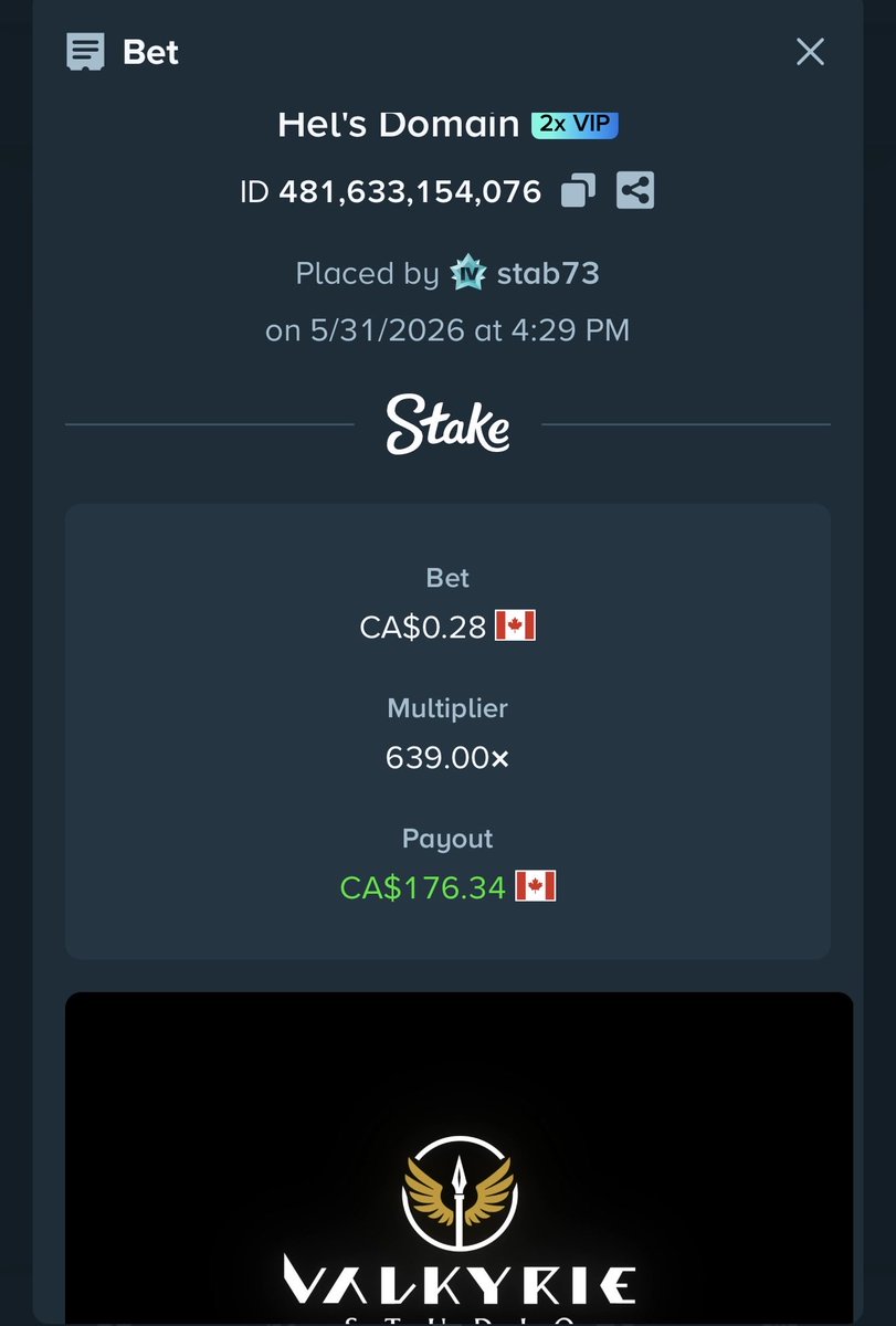 stab73's tweet photo. @ValkyrieXStudio @ProdigyDDK stake - stab73 😊 

My best so far 😬 https://t.co/3OkyPX6nUT