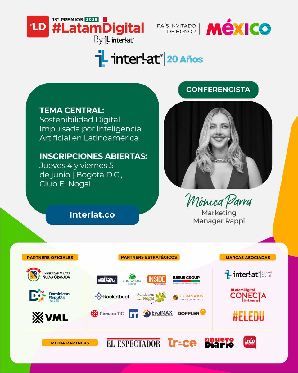 13º Premios #LatamDigital 2026 By Interlat tweet media