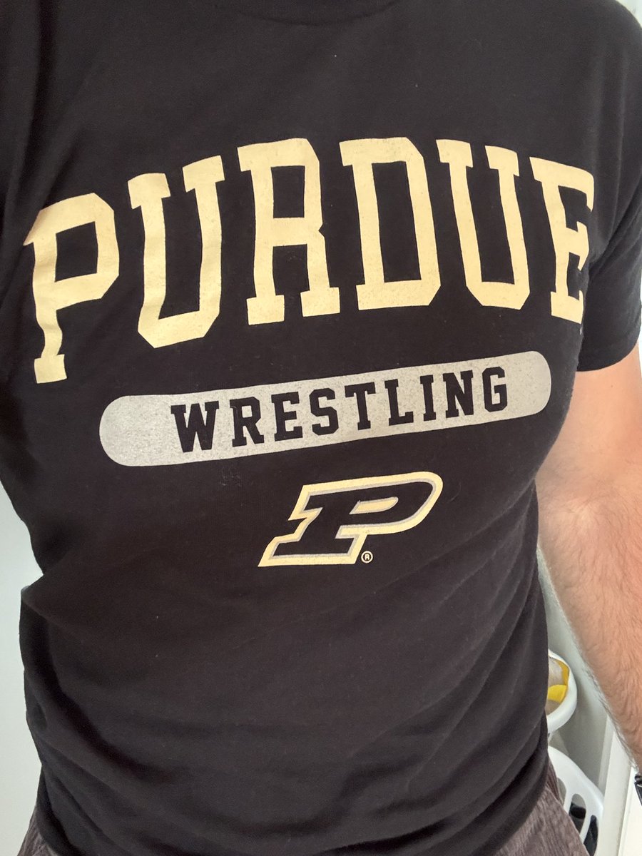 Claunchinator's tweet photo. Don’t recall if I did this shirt or not but I don’t think I did. @PurdueWrestling for the last #wrestlingshirtadayinmay https://t.co/6AHA6RtL7A