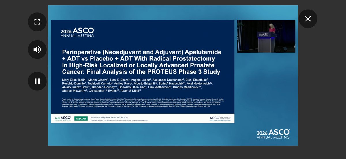 zapatalaguadomd's tweet photo. #ASCO26 PROTEUS HrLPC Beyond the positive MFS results, one important advance is the incorporation of PSMA-PET will this translate into an overall survival benefit? We eagerly await the OS results. For now a potential SOC @SCUColombia @achoHematoYOnco @OncoAlert @oncodaily @ASCO https://t.co/3O8mTLuERg