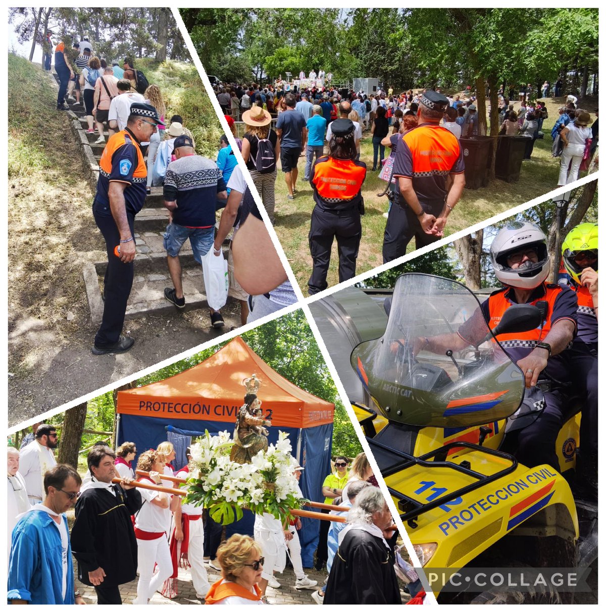 PCivilBurgos's tweet photo. #VirgenBlancaBurgos,presentes en la romería con dos jaimas de asistencia, 3 vehículos 🚘🚘🚘 y 1️⃣2️⃣voluntarios, sin incidencias graves. https://t.co/6Ao3nPxvIy