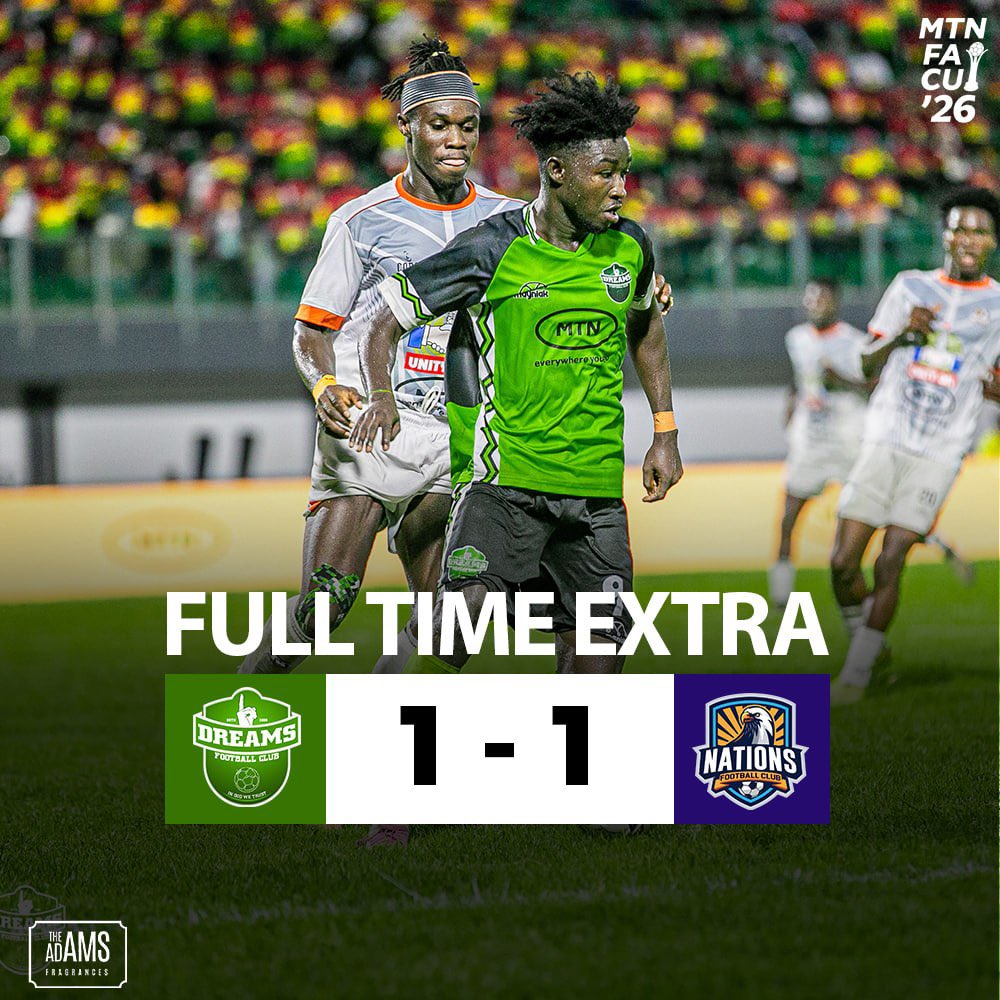 DreamsFootballC's tweet photo. We move to penalties 

#DreamsNations 

#StillBelieve☝🏾💚 | #IGWT | #MTNFACUP https://t.co/2h4dfMoS3w