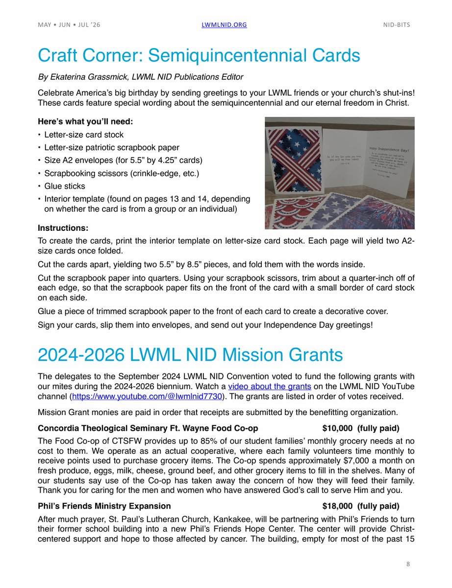 LWMLNID's tweet photo. Page 8 of the NID-Bits newsletter. https://t.co/muJlU9MIqz https://t.co/tbyA41D6eb