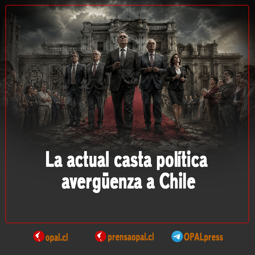 prensaopal's tweet photo. Chile no se hundió solo. Lo empujaron décadas de corrupción, privilegios, traiciones y servilismo de una clase política que convirtió el servicio público en un negocio y la mentira en una práctica habitual. Mientras las instituciones pierden credibili..
✅ https://t.co/V0P7klxKXJ https://t.co/niQs6g2v9Z