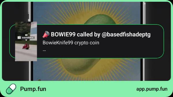 BowieCoin99's tweet photo. Just called out BowieCoin99 at $2.32K mcap. Follow me on https://t.co/luqqLEmTrt app to get instant alerts: https://t.co/tSUcNDK3Zd https://t.co/X2qPcx9kEf