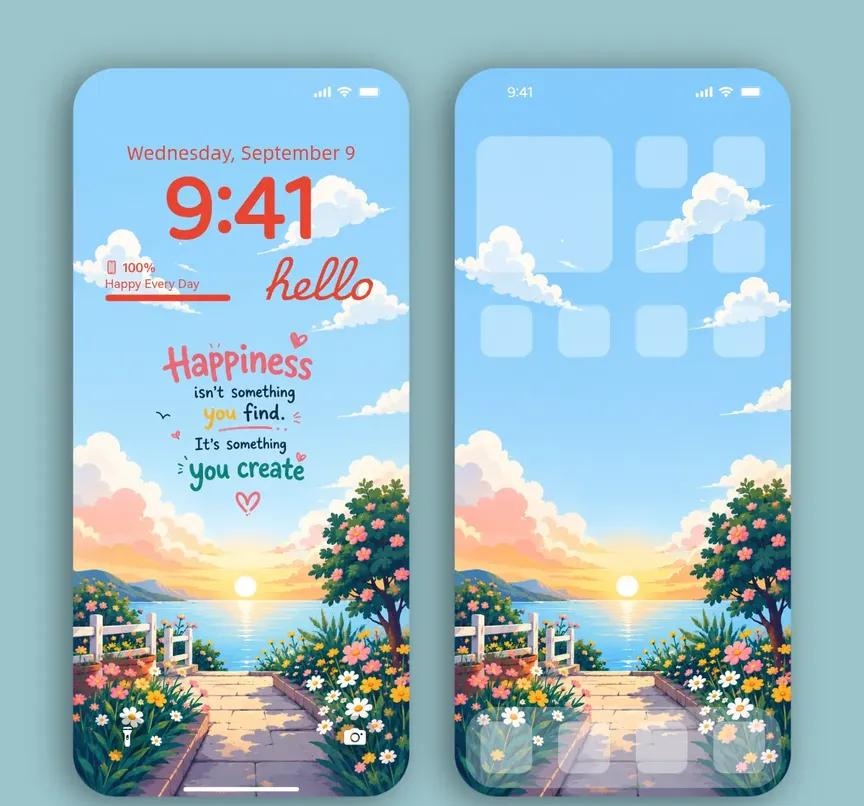 ohmywall_app's tweet photo. Happiness wallpaper https://t.co/xAY03v6YXd