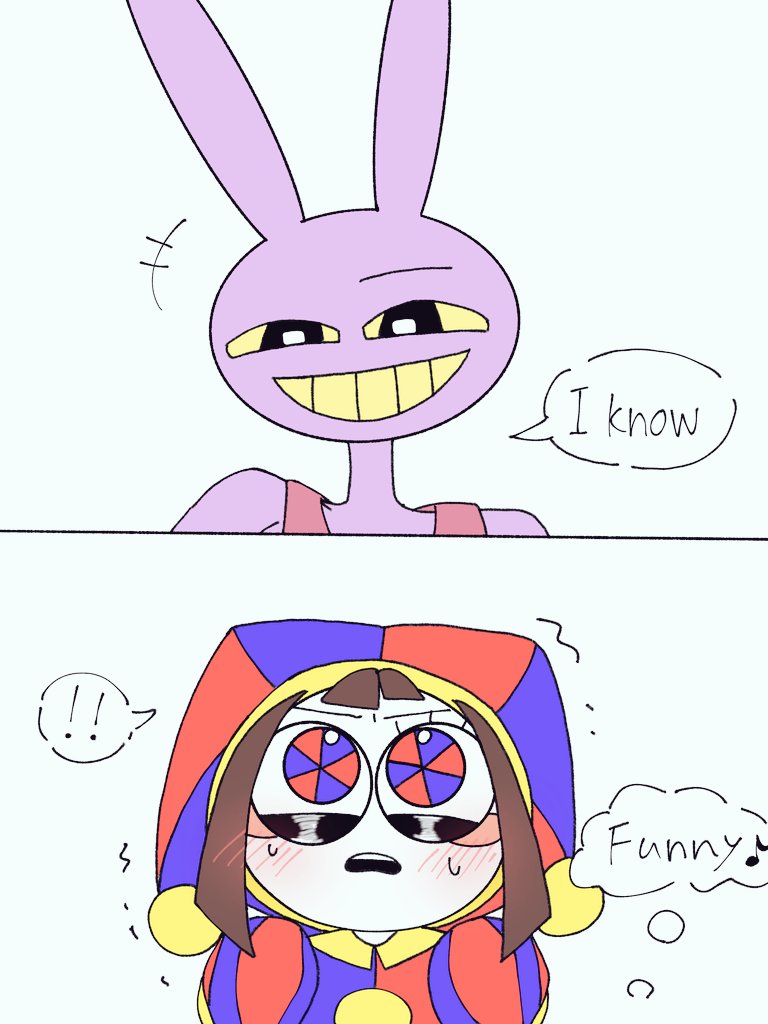 Salmon_Party519's tweet photo. 🐰🃏
  #tadc  #funnybunny  #jaxxpomni https://t.co/k6ou4sUXM7