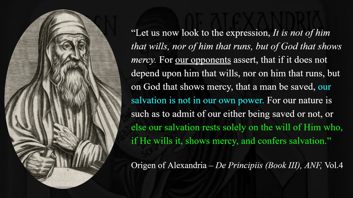vaticansillo's tweet photo. Determinists will sometimes charge the pre-Augustine fathers with being unclear on topics about grace, free will, predestination, etc.

I simply ask, how is it that the guardians of the faith were obscure, while the gnostics could teach the "true" position with clarity: https://t.co/NDWLeg2Cc4