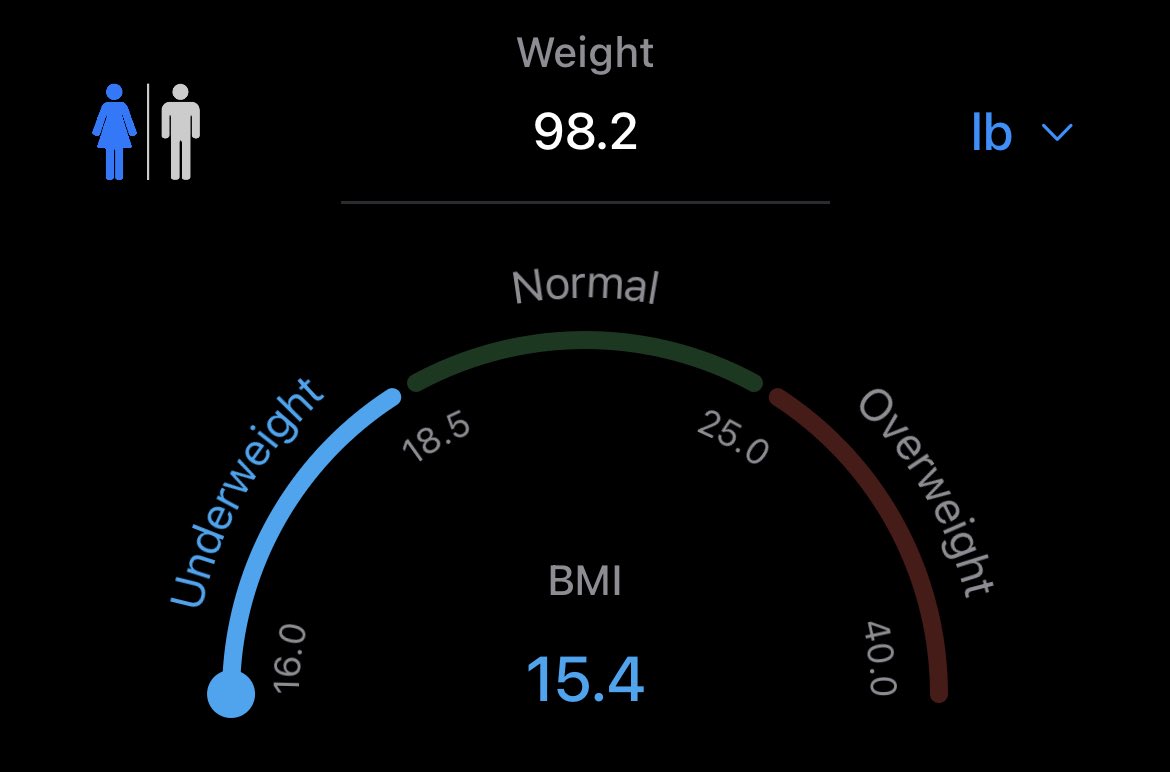 lunooculus's tweet photo. I can’t believe I’m actually under 100lb
genuinely how do I reward myself I’m broke rn do I gotta wait for my next pay check like 😭😂 https://t.co/IYHJopi48M