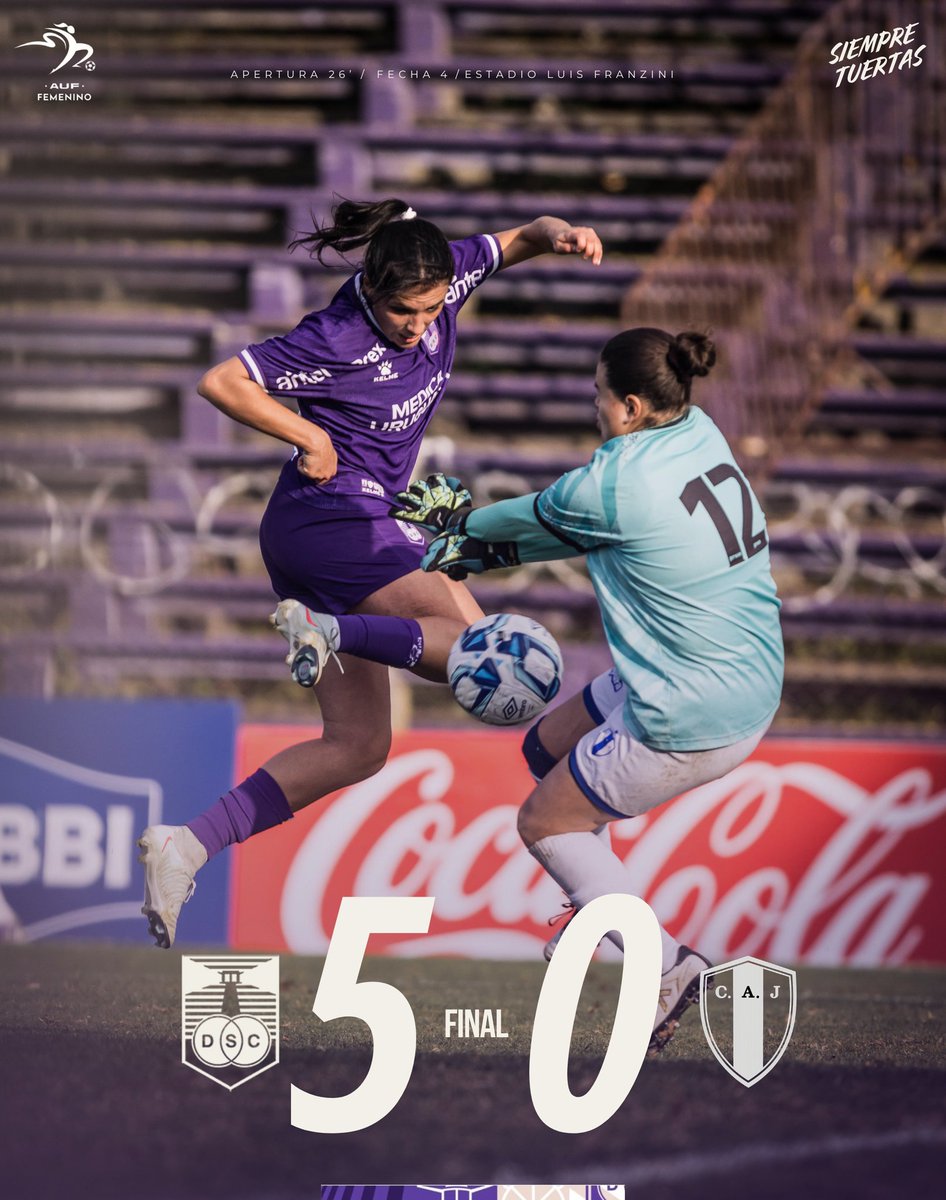 DefensorSpfem's tweet photo. Seguimos sumando 💪

Goles de Candelaria Nieto, Victoria Sena (x2), Julieta Storace y Antonella Cordero

#SiempreTuertas https://t.co/0XG9Mww72a
